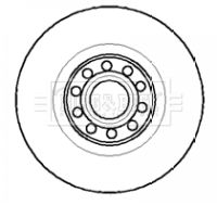 BORG & BECK Тормозной диск BBD5730S